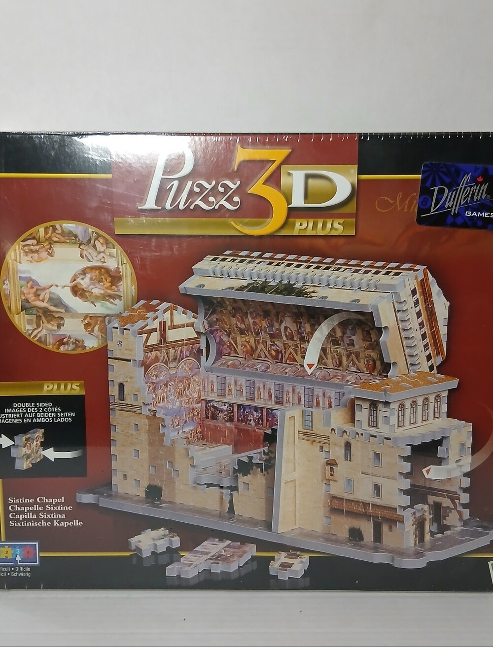 Puzz 3D Plus Sistine Chapel Three Dimensional Puzzle Brand New! NOS